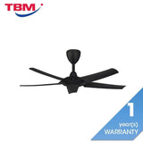 Alpha Caso CX20-5B/46 MATT BLACK Ceiling Fan 46" 5 Blades Matt Black