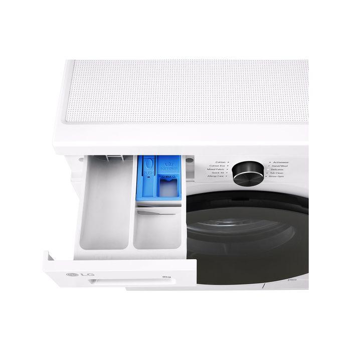 LG FB1208S6W 8kg Front Load Washer With 6 Motion Inverter Direct Drive