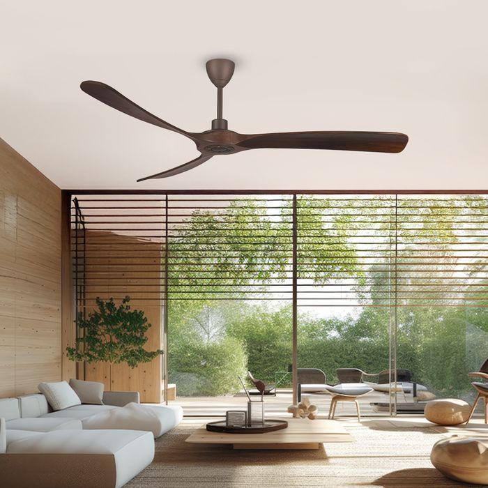 Alpha Alkova MAYSA G2-3B/72 WALNUT/ORB Ceiling Fan 72" 3 Blade Walnut ORB