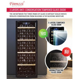 Firenzzi FWC - 3105 Wine Chiller 203L 3 Layers Anti - Condensation Tempered Glass Door | TBM Online