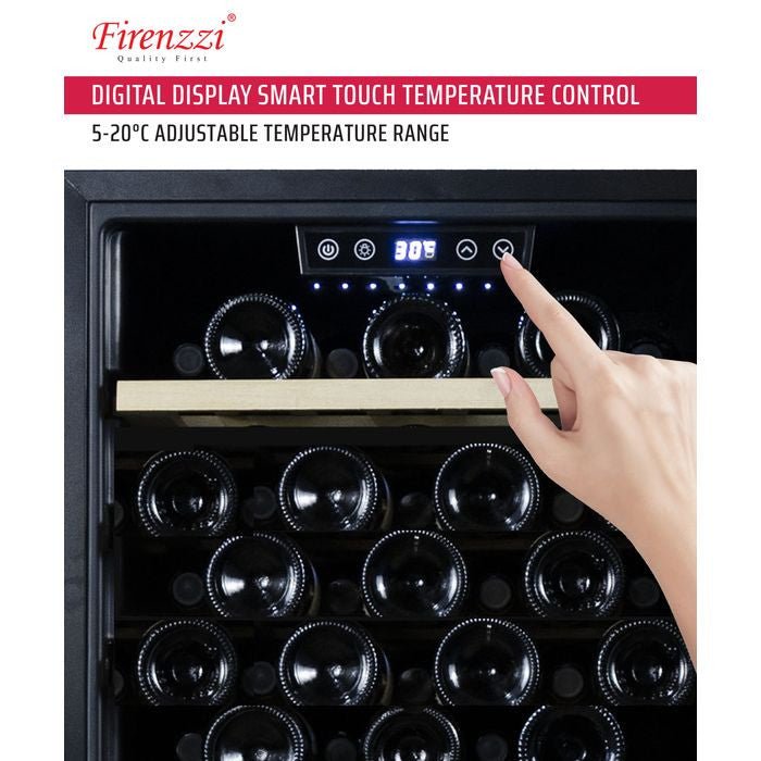 Firenzzi FWC - 3105 Wine Chiller 203L 3 Layers Anti - Condensation Tempered Glass Door | TBM Online