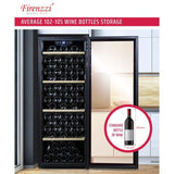 Firenzzi FWC - 3105 Wine Chiller 203L 3 Layers Anti - Condensation Tempered Glass Door | TBM Online