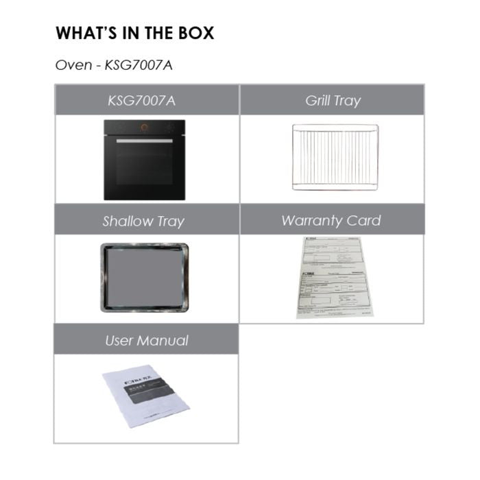 Fotile KSG7007A Built - in Oven 8 Function | TBM Online