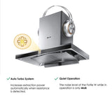 Fotile EMG9035 Chimney Hood 90cm Suction 1420M3/H | TBM Online