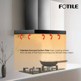 Fotile EMS9028S Cooker Hood 90cm 1500 M3/HR | TBM Online