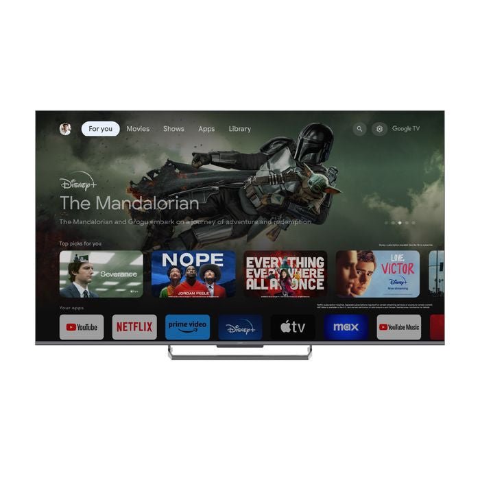 Haier H55S90EUX 55" 4K QLED HDR Google Smart TV Dolby Vision IQ & Dolby Atmos | TBM Online