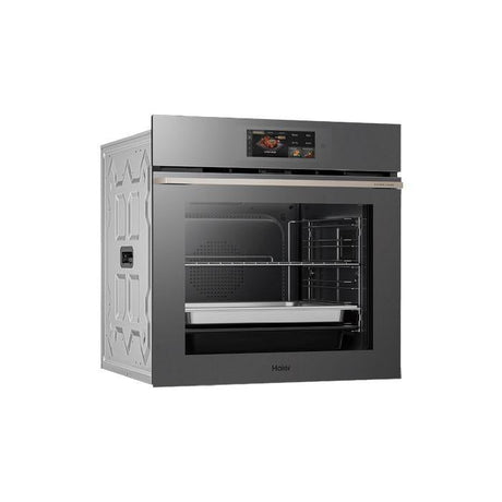 Haier Built-In Steam Combi Oven 76L 60cm Dark Grey | TBM Online
