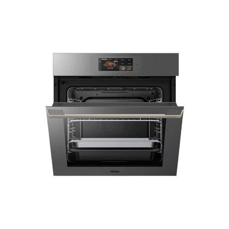 Haier Built-In Steam Combi Oven 76L 60cm Dark Grey | TBM Online