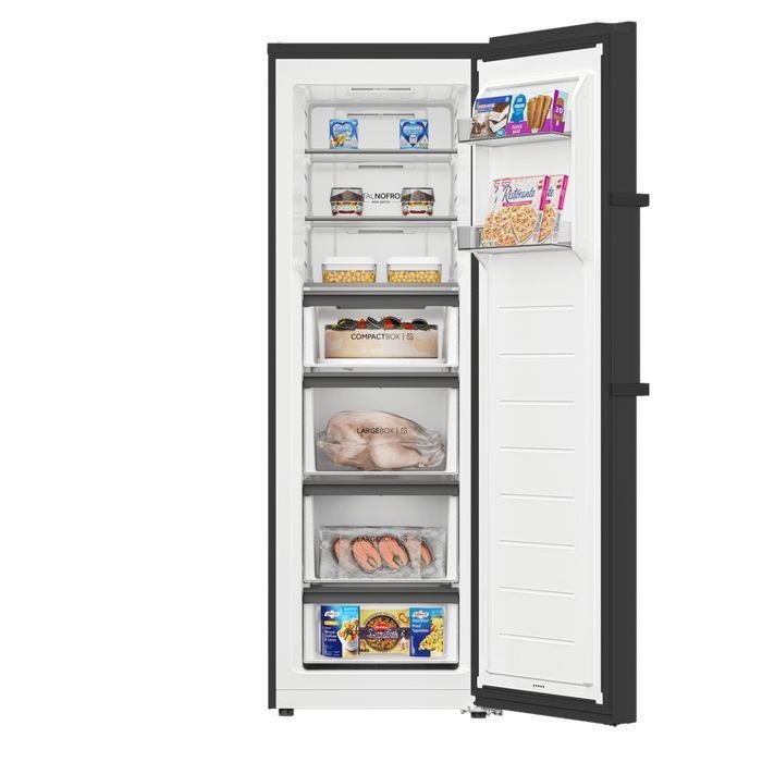 Haier HUR - 331NE Upright Freezer R600A G331L Black Slate | TBM Online