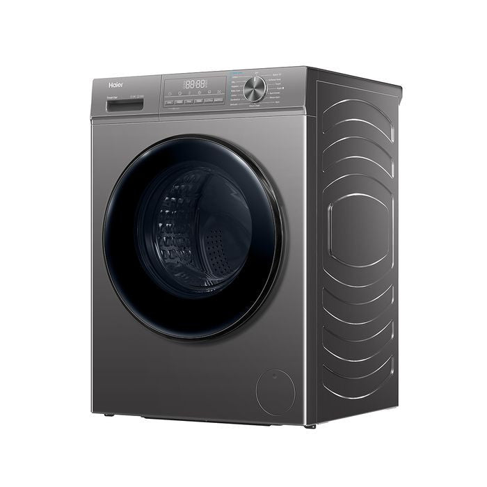 Haier HW105 - BP1239S8 Front Load Washer 10.5Kg Silver | TBM Online