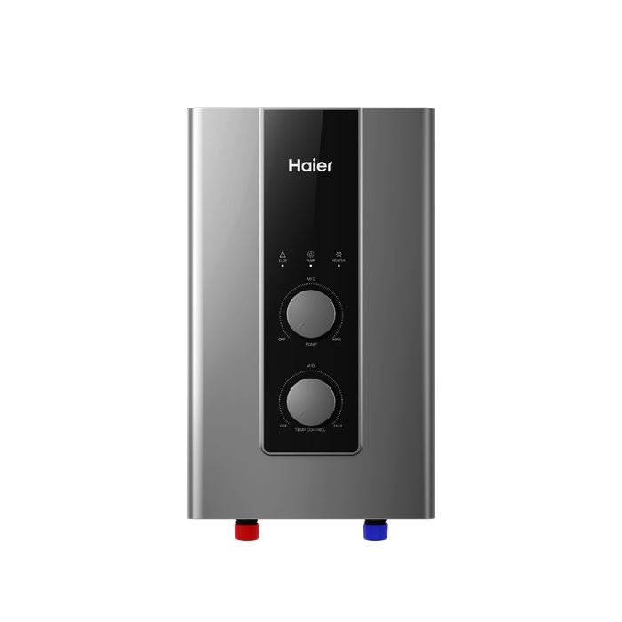 Haier EI38M - FP1S(MY) Instant Water Heater 3800W DC Inverter Pump Dark Grey | TBM Online