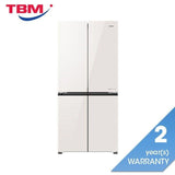 Haier 4 Door Fridge G610L Twin Inverter Cream White | TBM Online