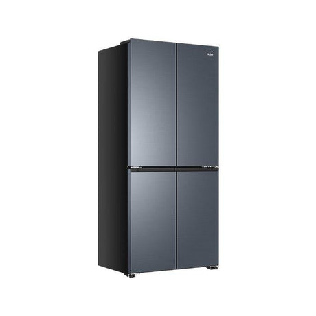 Haier G610L 4 Doors Fridge Twin Inverter Metal/Silk in Blue | TBM Online