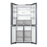 Haier G610L 4 Doors Fridge Twin Inverter Metal/Silk in Blue | TBM Online