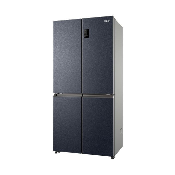 Haier HRF - IM585HM(BL) 4 Doors Fridge G529L Twin Inverter Metal/Porcelain Crystal Blue | TBM Online