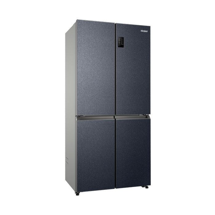 Haier HRF - IM585HM(BL) 4 Doors Fridge G529L Twin Inverter Metal/Porcelain Crystal Blue | TBM Online