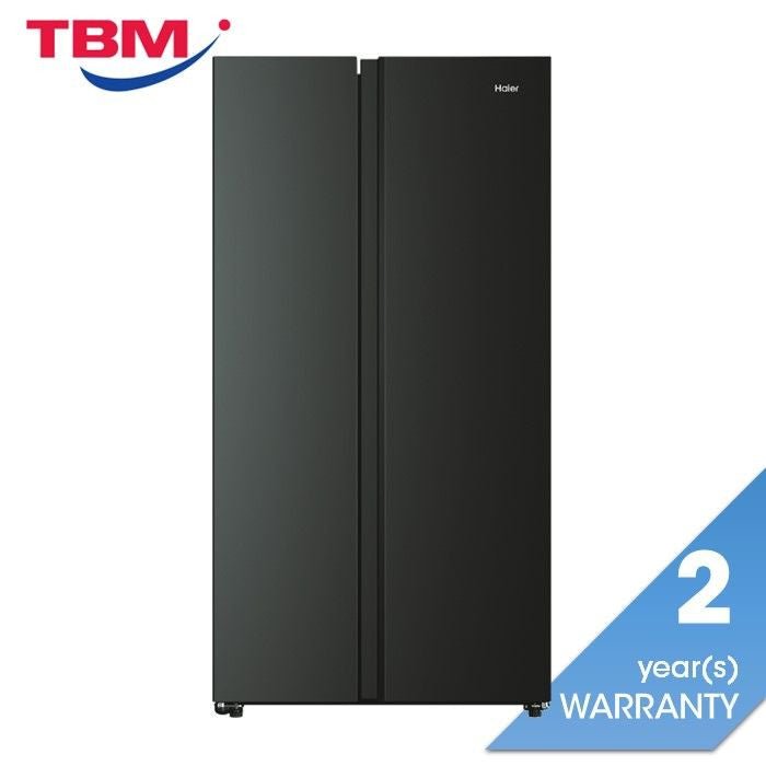 Haier HRF - 689SI(GE) Side - By - Side Fridge 630L Twin Inverter Black Matte | TBM Online