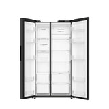 Haier G630L Side By Side Fridge Twin Inverter Multi Air Flow Metal Gemstone Blue | TBM Online