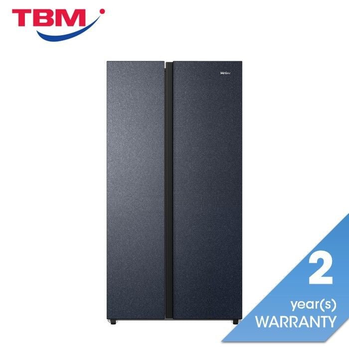 Haier HRF - IS729HM(BL) Side By Side Fridge 689L Twin Inverter Gemstone Blue | TBM Online