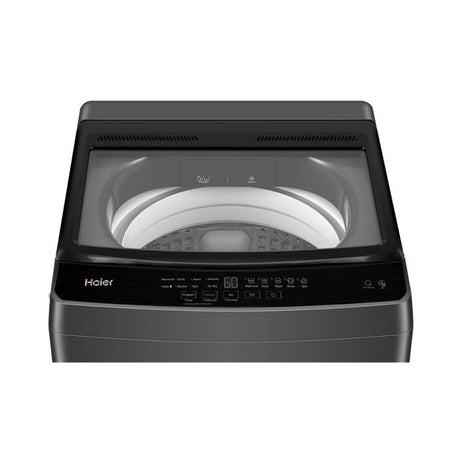 Haier HWM100 - 316S6 Top Load Washer 10kg Non - Inverter Glass Lid Fully Auto And Metal Body | TBM Online
