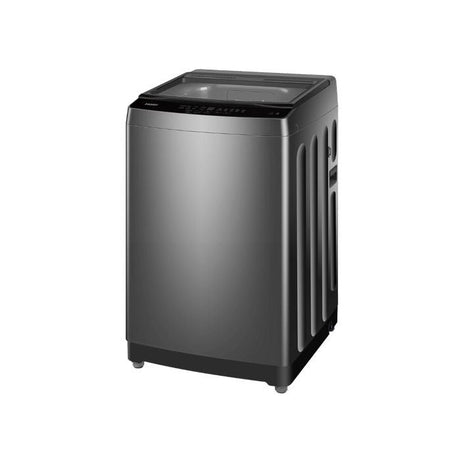 Haier HWM100 - 316S6 Top Load Washer 10kg Non - Inverter Glass Lid Fully Auto And Metal Body | TBM Online