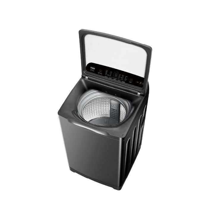 Haier HWM140 - B1678ES8 Top Load Washer 14kg DD Inverter With Motor Glass Lid, Metal Body And Rear Control Panel | TBM Online