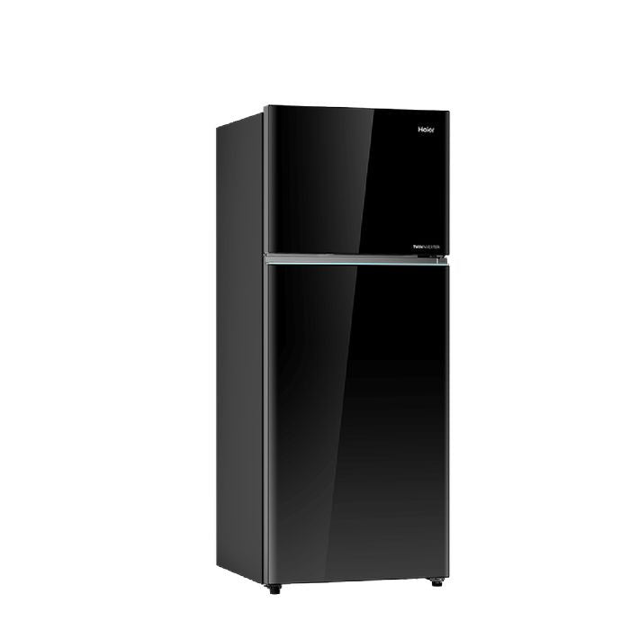Haier HRF - IT515MG(B) 2 Door Fridge G515L Twin Inverter Glass Black | TBM Online