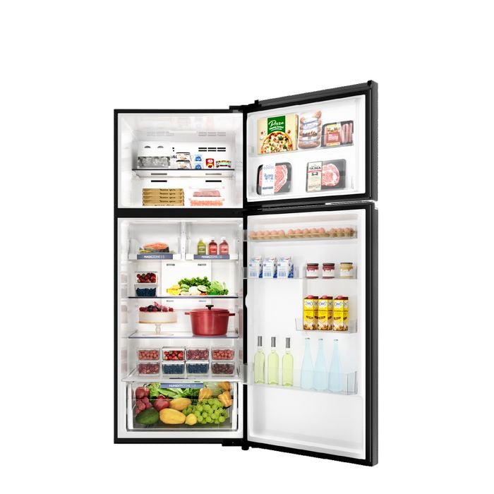 Haier HRF - IT515MG(B) 2 Door Fridge G515L Twin Inverter Glass Black | TBM Online