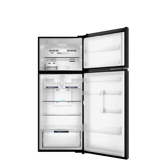 Haier HRF - IT540MG(W) 2 Doors Fridge Top Freezer Twin Inverter G540L Glass White | TBM Online