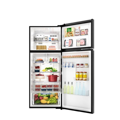 Haier HRF - IT540MG(W) 2 Doors Fridge Top Freezer Twin Inverter G540L Glass White | TBM Online
