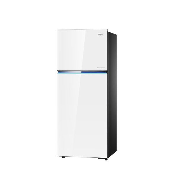 Haier HRF - IT540MG(W) 2 Doors Fridge Top Freezer Twin Inverter G540L Glass White | TBM Online