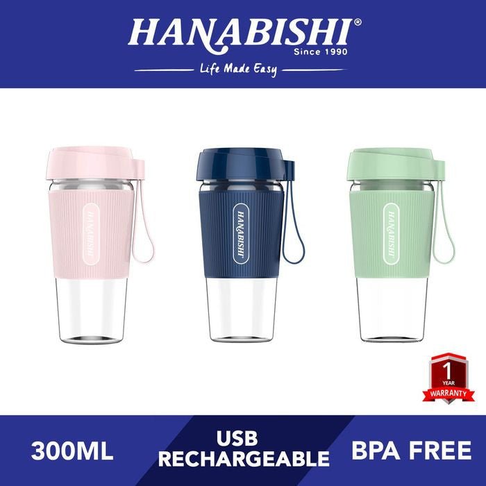Hanabishi HA3138B PINK Portable Juicer Pink | TBM Online