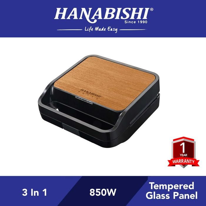 Hanabishi HA5563 Zen 3 in 1 Sandwich Maker | TBM Online