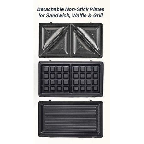 Hanabishi HA5563 Zen 3 in 1 Sandwich Maker | TBM Online
