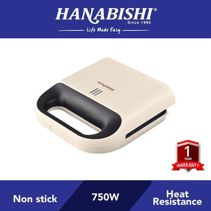 Hanabishi HA5238W Zen Waffle Maker Beige | TBM Online