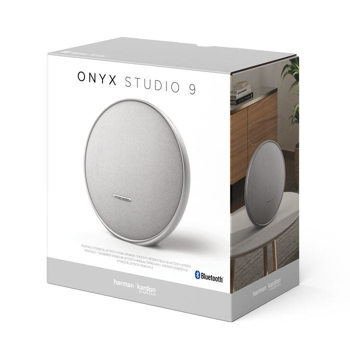 Harman Karbon HK ONYX 9 GREY Portable Stereo Bluetooth Home Speaker 50W Grey | TBM Online