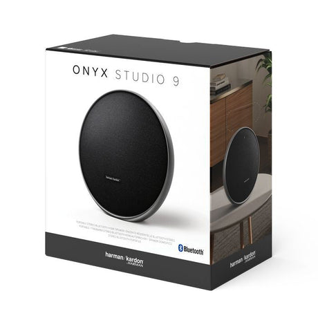 Harman Karbon HK ONYX 9 BLACK Portable Stereo Bluetooth Home Speaker 50W Black | TBM Online