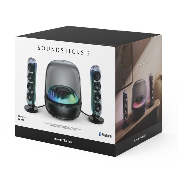 Harman Kardon HK SOUND STICK 5 BLACK Wireless Bluetooth Speaker 160W Black | TBM Online