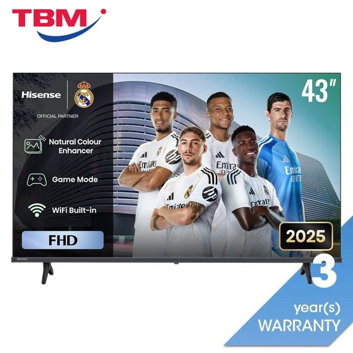 Hisense 43A4Q 43" FHD 2K Vidaa Smart TV | TBM Online