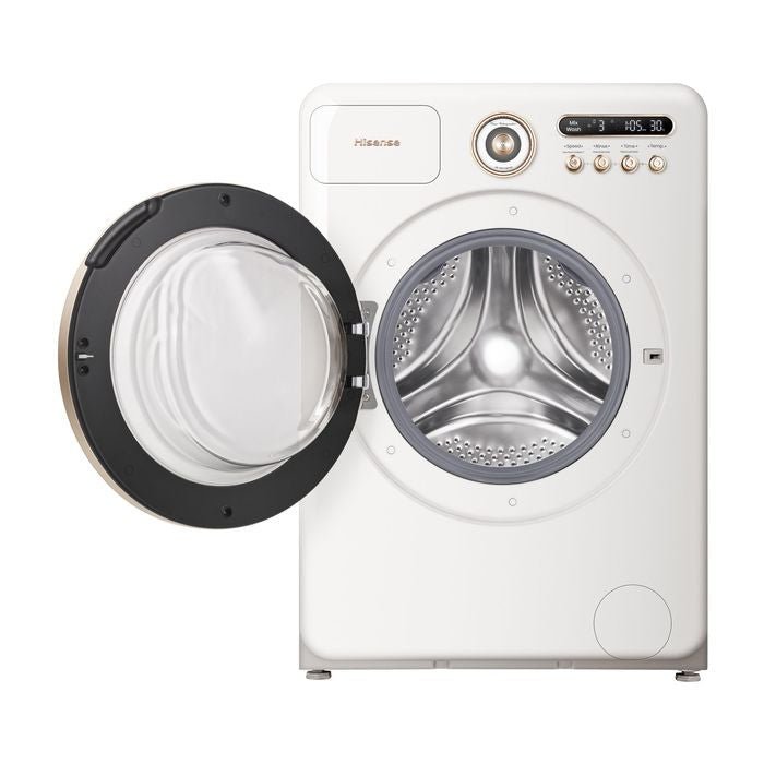 Hisense WF105R5 Front Load Washer 10.5kg Holiday White | TBM Online