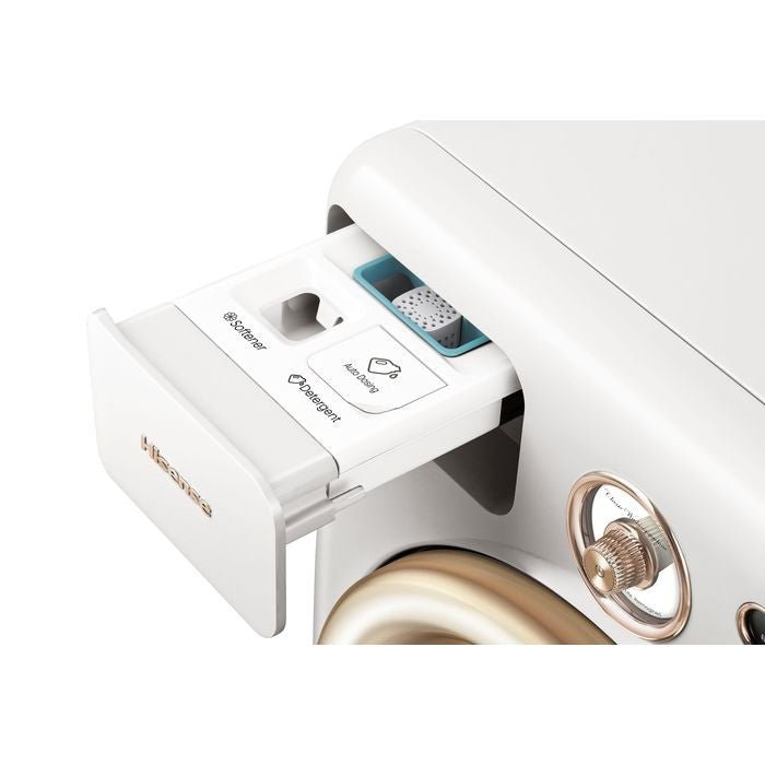 Hisense WF105R5 Front Load Washer 10.5kg Holiday White | TBM Online