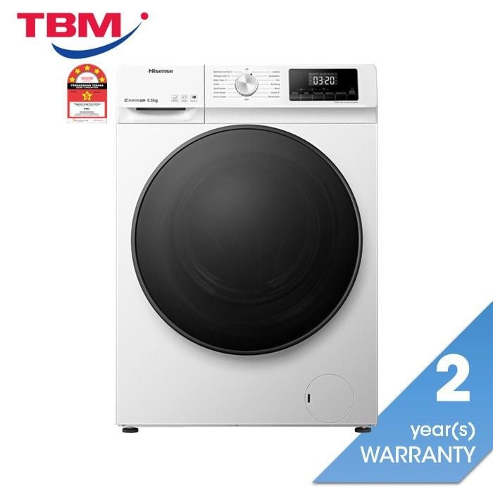 Hisense WF3Q8573BW Front Load Washer 8.5kg White | TBM Online