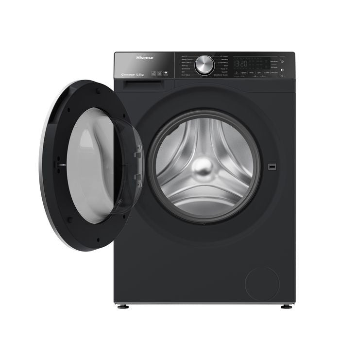 Hisense WF5S1075BB Front Load Washer 10.5kg Black | TBM Online