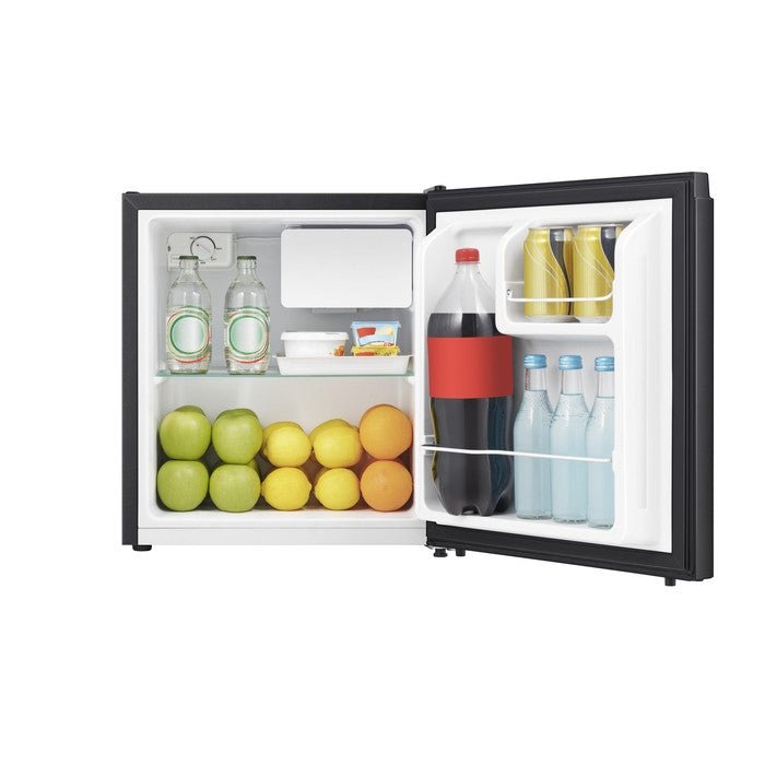 Hisense RR60D4ABN Mini Bar Fridge Reversible Door 60L R600A Black Metal | TBM Online