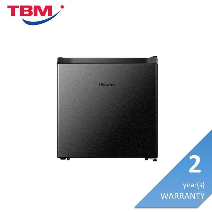 Hisense RR60D4ABN Mini Bar Fridge Reversible Door 60L R600A Black Metal | TBM Online