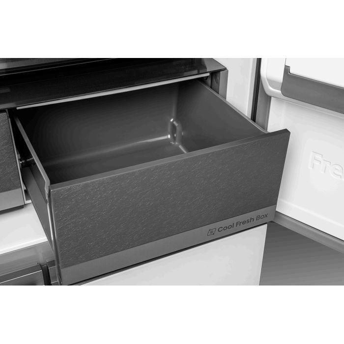 Hisense RQ660N4AWUC1 4 Doors Fridge 610L Inverter External Vacuum R600A White Glass | TBM Online