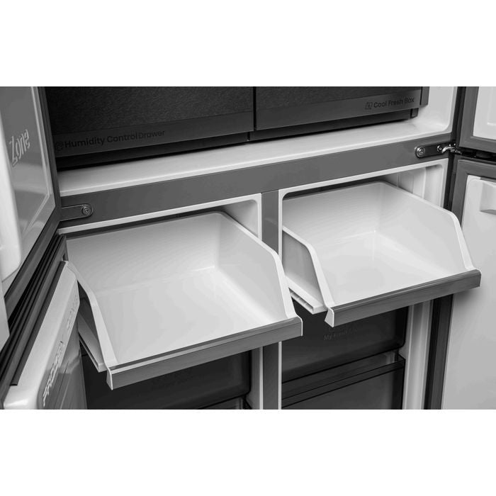 Hisense RQ660N4AWUC1 4 Doors Fridge 610L Inverter External Vacuum R600A White Glass | TBM Online