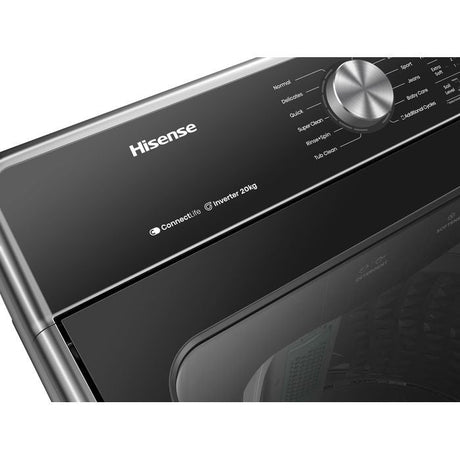 Hisense WT5T2015DT Top Load Washer 20.0kg Stainless Steel Titanium Gray | TBM Online