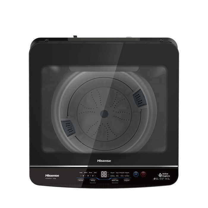 Hisense WTZQ1015UT Top Load Washer 10.5kg Non - Inverter Stainless Steel Titanium Gray | TBM Online