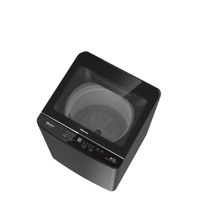 Hisense WTZQ1015UT Top Load Washer 10.5kg Non - Inverter Stainless Steel Titanium Gray | TBM Online